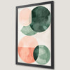 Pastel Geometric Art Poster - Modern Wall Decor for Home