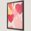 Pastel Heart Art Poster | Romantic Wall Decor for Her