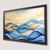 Pastel Ocean Wave Art Poster - Serene Coastal Decor