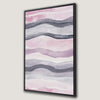 Pastel Pink and Grey Abstract Canvas Print Modern Art