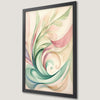 Pastel Swirls Art Poster - Modern Soft Colors for Your Walls