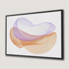 Pastel Tones Geometric Shapes Canvas Print with Framing Option