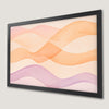 Pastel Wave Art Poster - Elegant Coastal Decor