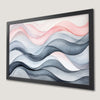 Pastel Waves Art Poster - Elegant Abstract Print for Home