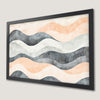 Pastel Waves Art Poster - Modern Minimalist Wall Decor