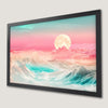 Pastel Waves Art Poster - Surreal Seascape for Your Walls