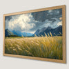Pastoral Mountain Landscape Art Poster | Countryside Decor