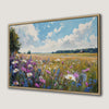 Pastoral Spring Wildflowers Landscape Canvas Print
