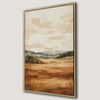 Peaceful Autumn Landscape Framed Canvas Print