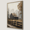 Peaceful Countryside Forest Scene Canvas Print Art