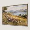Peaceful Countryside Landscape Canvas Print for Rustic Decor