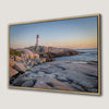 Peggy's Cove Lighthouse Ocean Landscape Canvas Print