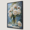 Peony Flower Bouquet Canvas Print Wall Art Framed Decor