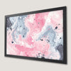 Pink and Grey Marble Art Poster for Modern Home Decor