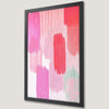 Pink Brushstroke Art Poster - Modern Boho Wall Decor