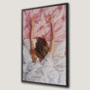 Pink Champagne Canvas Print for Feminine Bedroom Decor