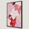 Pink Floral Botanical Art Canvas Print Spring Decor
