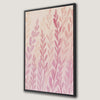 Pink Floral Canvas Print Art for Preppy Bedroom Decor