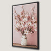 Pink Magnolia Bouquet Framed Canvas Print Floral Art