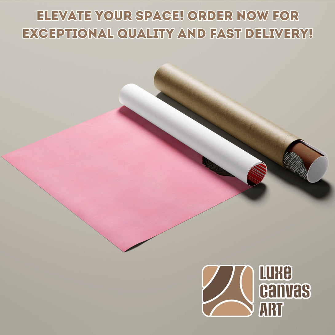 Poster Roll in pink and neutral tones. Elevate your space with our high-quality art prints. Fast delivery!