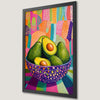 Playful Avocado Art Poster - Vibrant Kitchen Decor