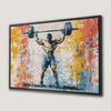 Powerlifting Inspiration Canvas Print for Gym Decor
