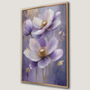Purple Blossom Botanical Fantasy Canvas Print Wall Art