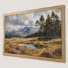 Purple Mountain Majesty Art Poster - Scenic Nature Wall Decor