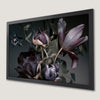 Purple Peonies Art Poster - Vintage Floral Wall Decor