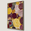 Red Yellow White Geometric Shapes Canvas Print Decor