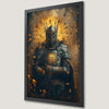 Regal Knight Armor Art Poster - Medieval Gothic Wall Decor