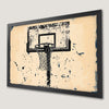 Retro Basketball Art Poster - Vintage Sports Decor for Your Space