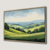 Rolling Hills Rustic Landscape Canvas Print Wall Art