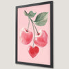 Romantic Cherry Blossom Art Poster for Girls' Room Decor