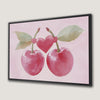 Romantic Cherry Heart Canvas Print Art - Perfect Gift