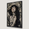 Romantic Female Portrait Gothic Canvas Print Decor