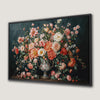 Romantic Floral Bouquet Framed Canvas Print