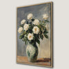 Romantic Floral Still Life Canvas Print With Rose Bouquet