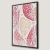Romantic Heart Art with Pink and Soft Colors Canvas Print