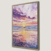 Romantic Ocean Sunset Canvas Print for Beach Lovers