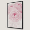 Romantic Pink Floral Art Canvas Print - Elegant Decor