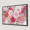 Romantic Pink Flower Canvas Print - Feminine Floral Art