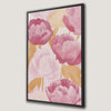 Romantic Pink Peonies Canvas Print for Boho Chic Decor