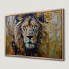 Royal Mane Lion Oil Painting Canvas Print Wall Art