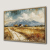 Rural Landscape Mountain Scenery Canvas Print for Bedroom