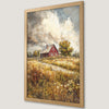 Rustic Autumn Barn Wall Poster - Countryside Art Print