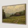 Rustic Cabin Serenity Countryside Canvas Print