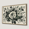 Rustic Floral Bouquet Canvas Print, Vintage Botanical Art