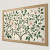 Rustic Floral Tree Art Poster for Bedroom Decor