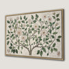 Rustic Floral Tree Canvas Print for Bedroom Decor